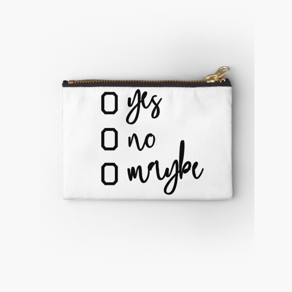 Item preview, yes, no, maybe designed and sold by gingerlouls.
