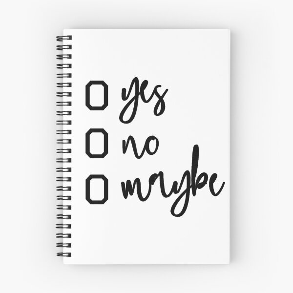 Item preview, yes, no, maybe designed and sold by gingerlouls.