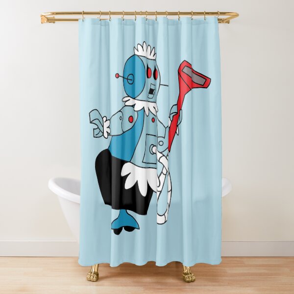Rosie the Robot Maid from The Jetsons Shower Curtain