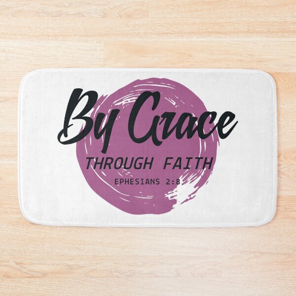 Item preview, Grace and Faith - Bible verse design designed and sold by GoodNewsDesign.