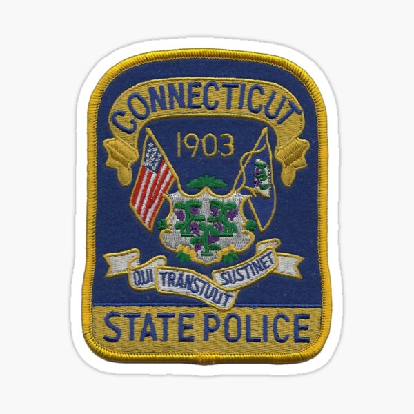 Connecticut State Police Sticker