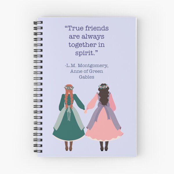 Artikelvorschau, „Wahre Freunde sind im Geiste immer vereint.“ entworfen und verkauft von Cornelia Di Gioia.