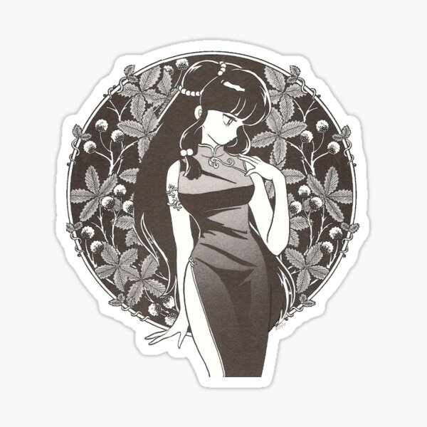 anime ranma Pegatina