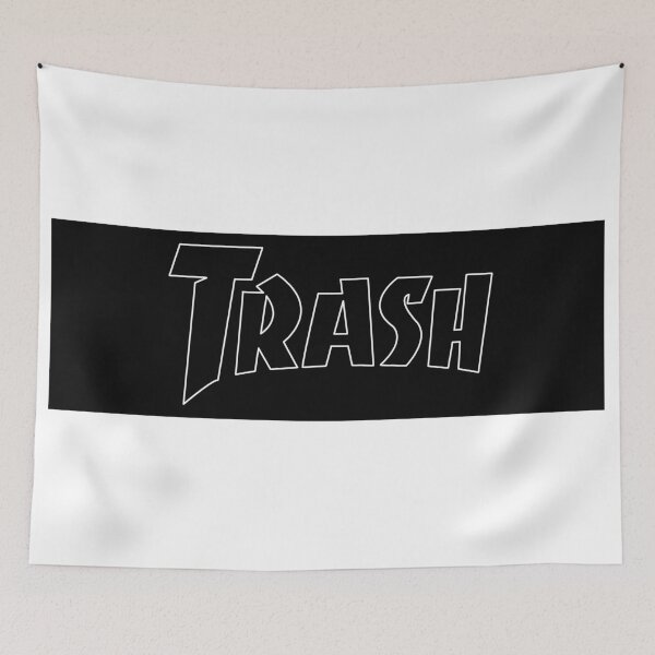 Item preview, Thrasher sticker skater cool hipster nice stickers skateboard Trash designed and sold by Doughnut2002.