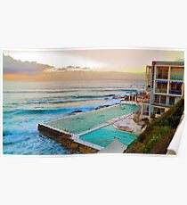 Bondi Icebergs Poster