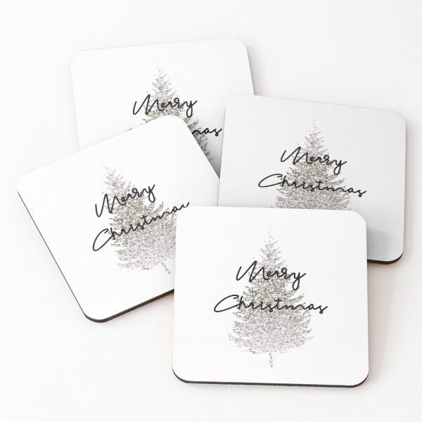 Item preview, Merry Christmas en silver designed and sold by peggieprints.