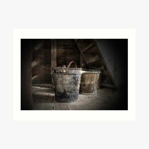 Buckets Art Print