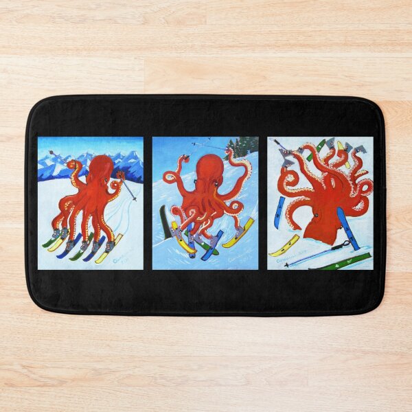 Item preview, Skiing Octopus designed and sold by Scott Clendaniel.