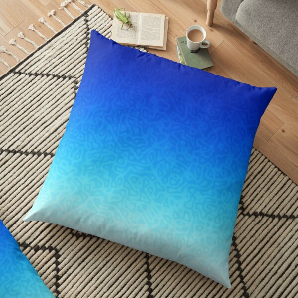 Brash & Sassy Blue Floor Pillow