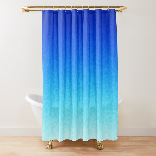 Brash & Sassy Blue Shower Curtain