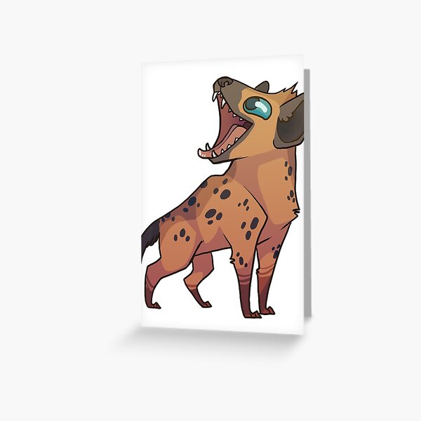 Spotted Hyena Greeting Cards | Redbubble