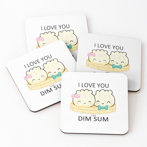 Item preview, I Love You and Dim Sum designed and sold by Sweet Dreams Of Art.