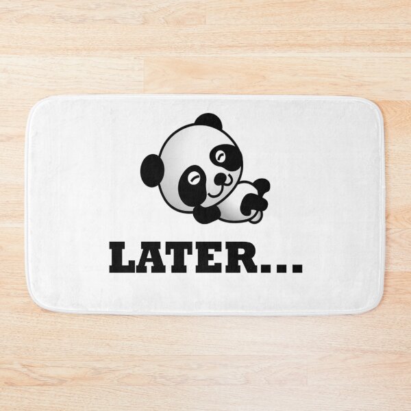 Item preview, Later sweet panda pun designed and sold by zejose.