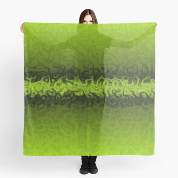 Lime Green Shadows Scarf