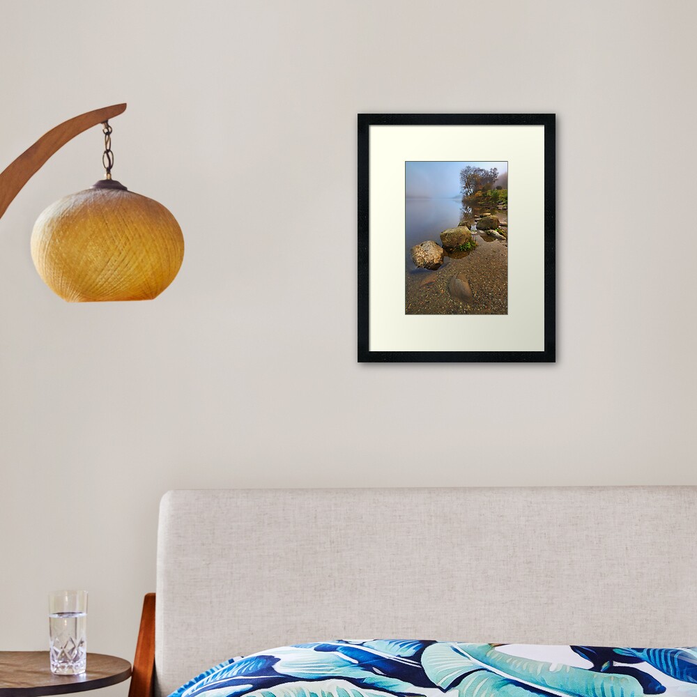 Lubnaig Mist (1) Framed Art Print