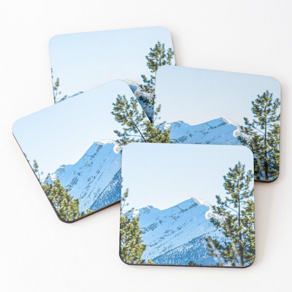 Item preview, Through the Trees // Snowy High Mountain Pass Alpine Adventure Crisp Blue Sky designed and sold by catbyrdcolorado.