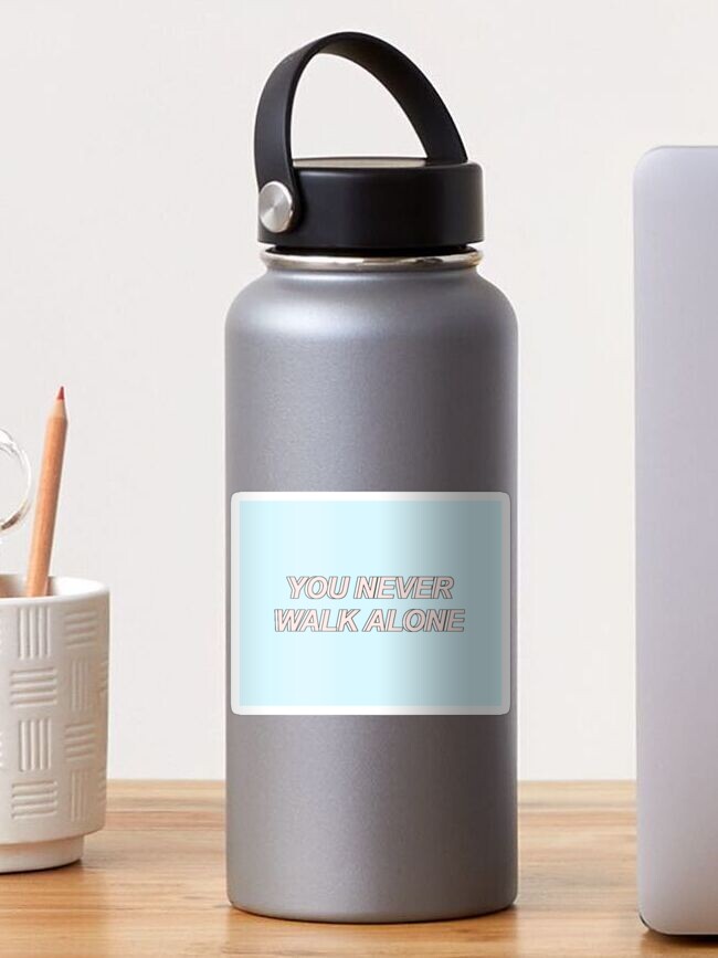 Bts You Ll Never Walk Alone Lyric Sticker By 45seals Redbubble