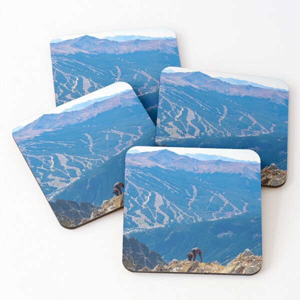 Item preview, Dog Gone Climbing 2 // High above Copper Mountain Ski Resort in Colorado Landscape Photograph designed and sold by catbyrdcolorado.