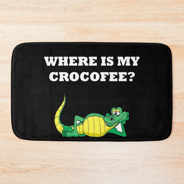 Item preview, Coffee crocodile pun designed and sold by zejose.