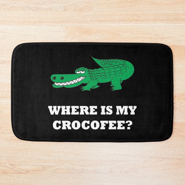 Item preview, Coffee crocodile pun designed and sold by zejose.