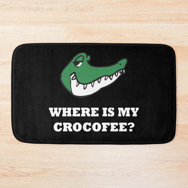 Item preview, Coffee crocodile pun designed and sold by zejose.