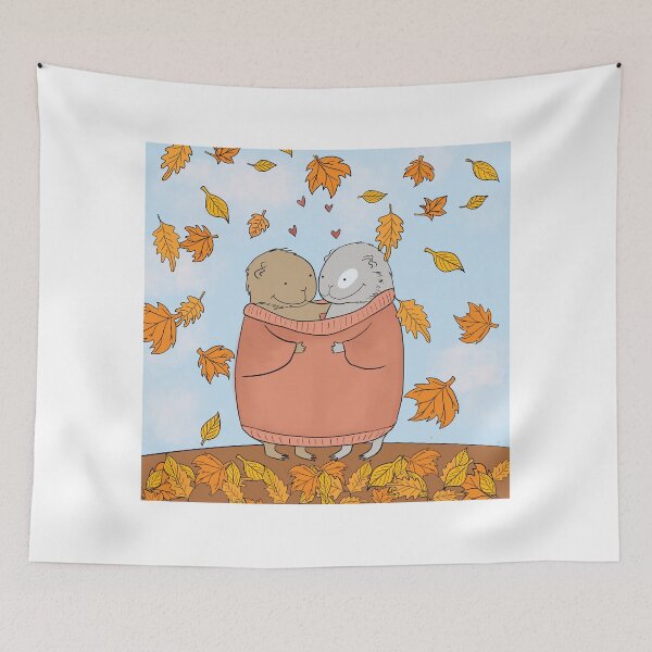 Item preview, Guinea pig Autumn love designed and sold by mondesign26.