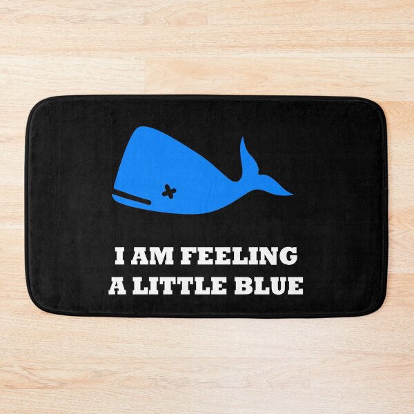 Item preview, Feeling Blue Whale pun designed and sold by zejose.