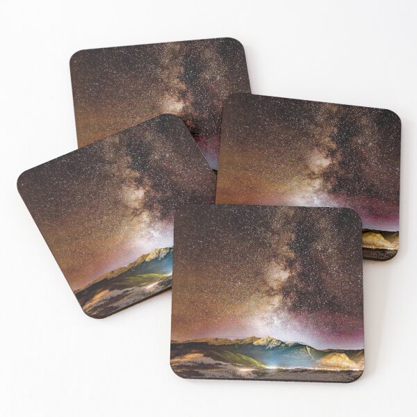 Item preview, Milky Way Grainy Detail // Amazing Shot of the Galaxy in Colorado Long Exposure Star Gazing Photo designed and sold by catbyrdcolorado.