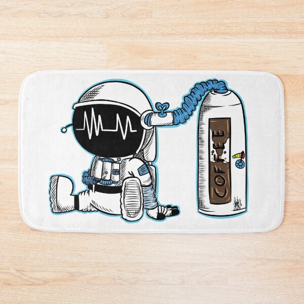 Item preview, Coffee fueled astronaut designed and sold by miss mex art.