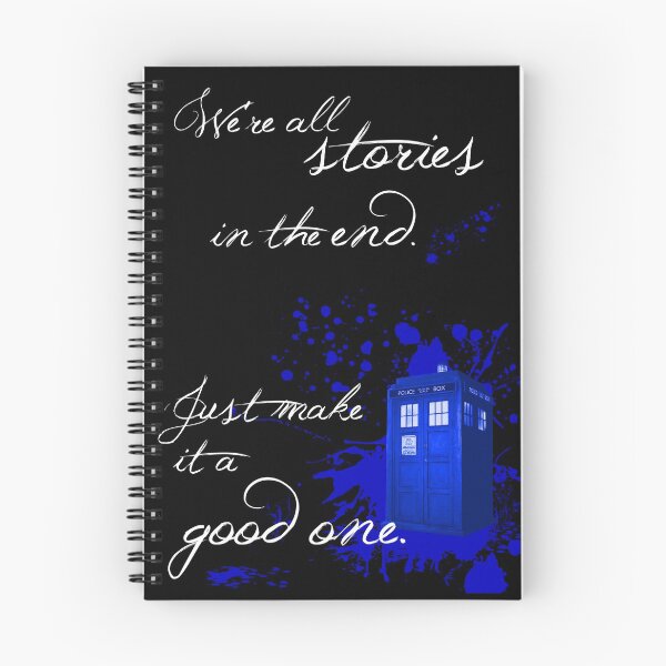 Item preview, We're All Stories in the End (black) designed and sold by SleepingDeadGir.