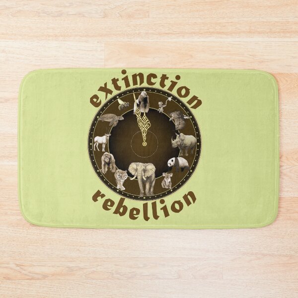 Item preview,  Time is Running Out - Extinction Rebellion - darker writing designed and sold by Kestrelle.