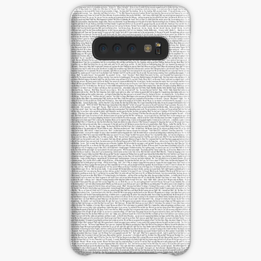 Boss Baby Movie Entire Script Case Skin For Samsung Galaxy By Yawnni Redbubble - roblox uno scripts