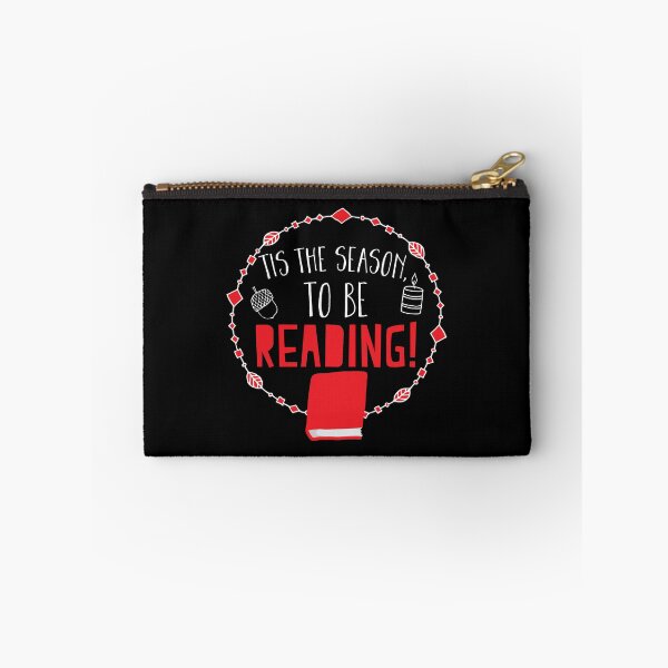 Item preview, Tis the Season to be READING! floral wreath designed and sold by jazzydevil.