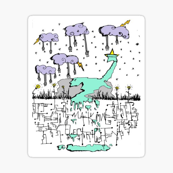 Making Electricity Sticker