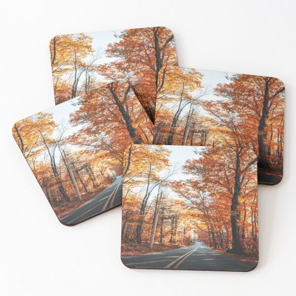 Item preview, autumnal road in new england designed and sold by franckreporter.