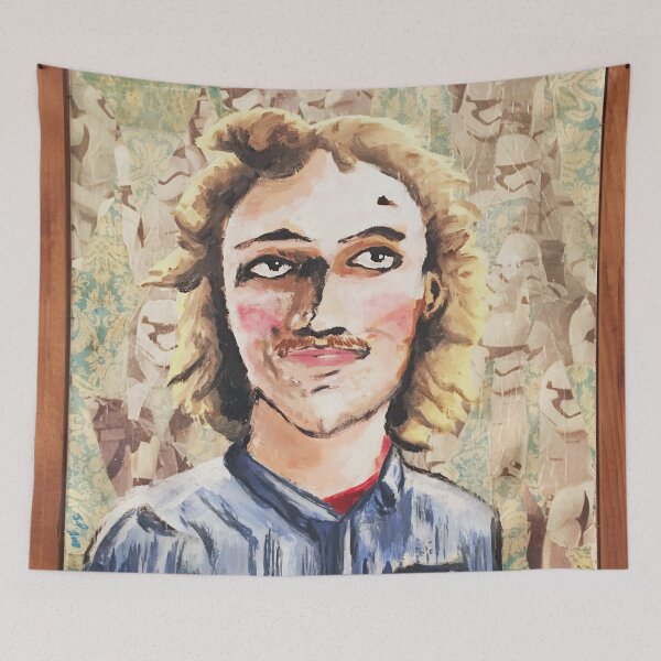 Item preview, Retrato de acrílico del hermano Austin Sanders designed and sold by John-Paul Sanders.