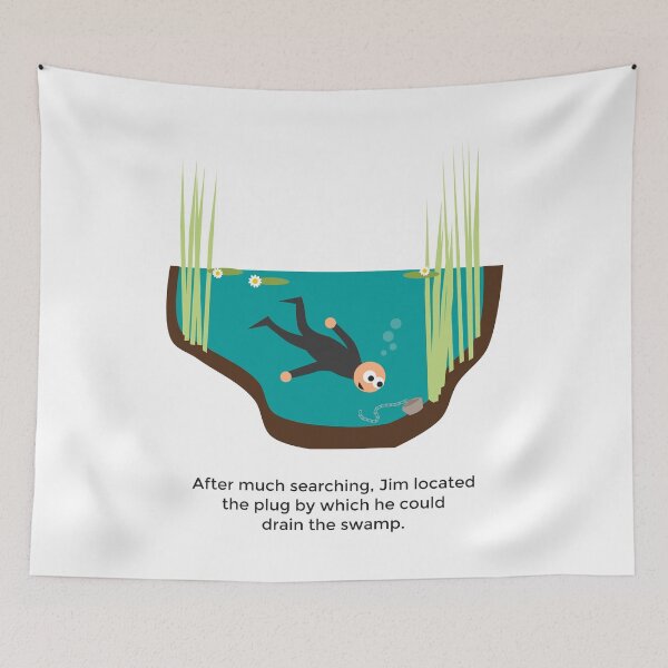 Item preview, Drain the Swamp designed and sold by Jon Mardin.