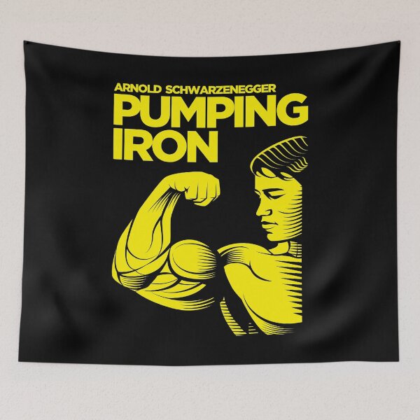 Item preview, Arnold Schwarzenegger Pumping Iron lifting designed and sold by VectorDesigner.