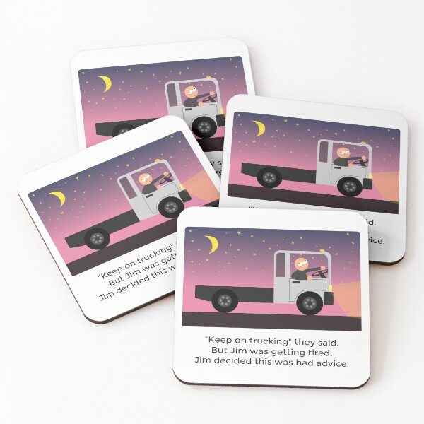 Item preview, Keep on Trucking designed and sold by Jon Mardin.