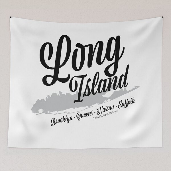 Item preview, Long Island 2.0 (Black) designed and sold by FantabGraphx.