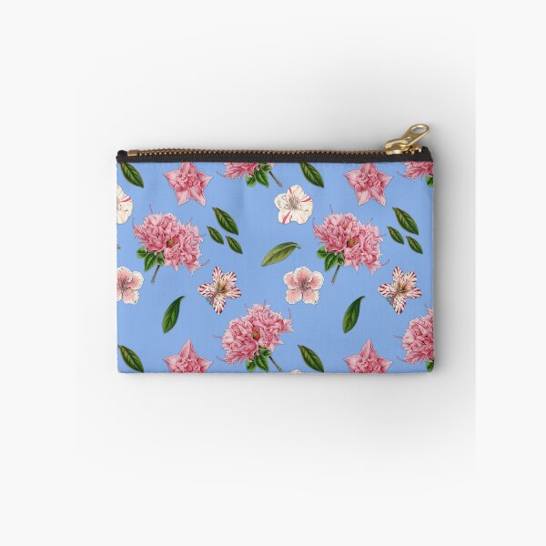 Item preview, Pink Azaleas on Blue Floral designed and sold by GraphicAllusion.