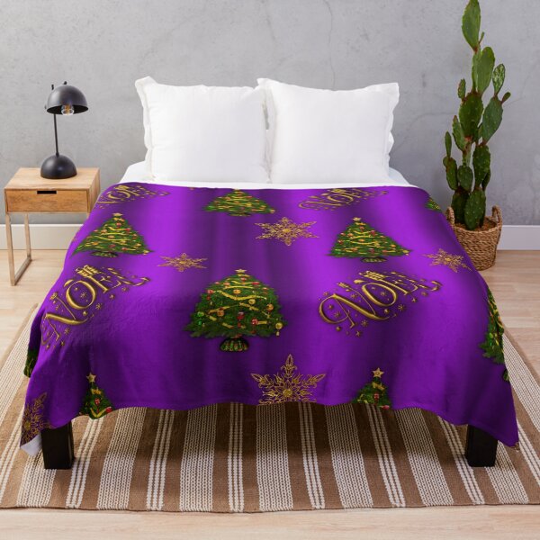 Item preview, Purple and Gold Christmas Noel designed and sold by GraphicAllusion.