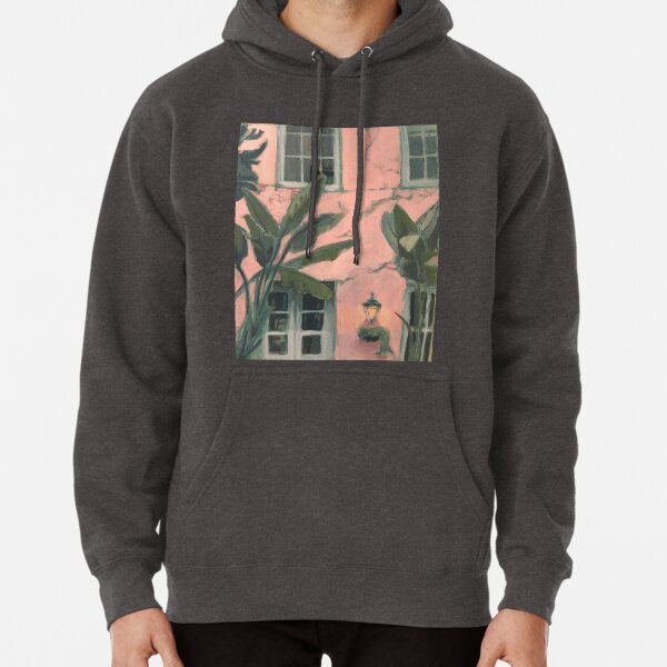 New Orleans Pink Afternoon Pullover Hoodie