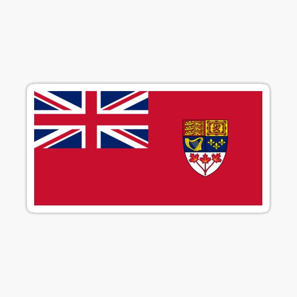 CANADI ONTARIO PROVINCIAL FLAG COLLECTION OF 7 DIFFERENT SIZE DECAL STICKERS .. 