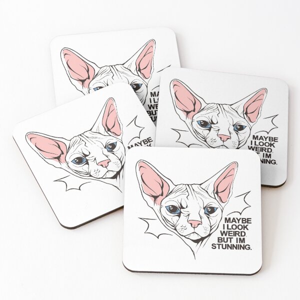 Item preview, White sphinx cat. designed and sold by emphatic.