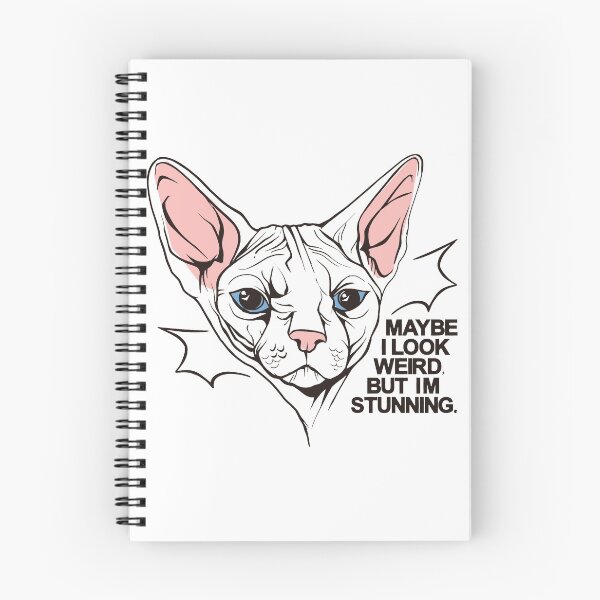 Item preview, White sphinx cat. designed and sold by emphatic.