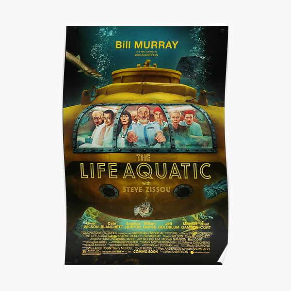 The Life Aquatic with Steve Zissou Poster Poster
