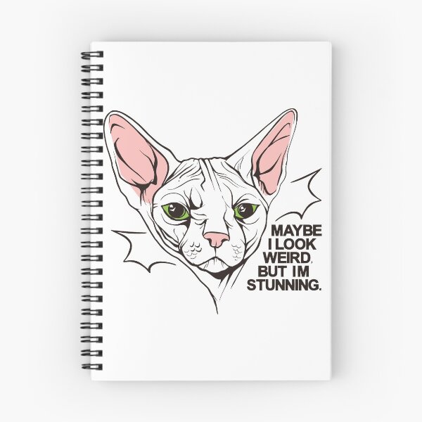 Item preview, White sphinx cat. designed and sold by emphatic.