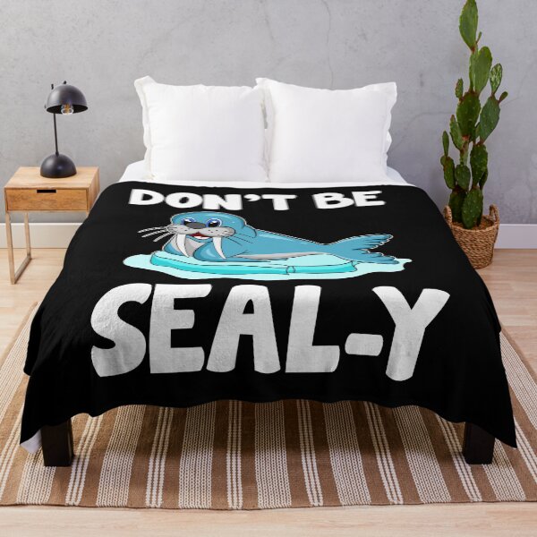 Item preview, Don't Be Seal-y Funny Seal Silly Animal Pun designed and sold by perfectpresents.