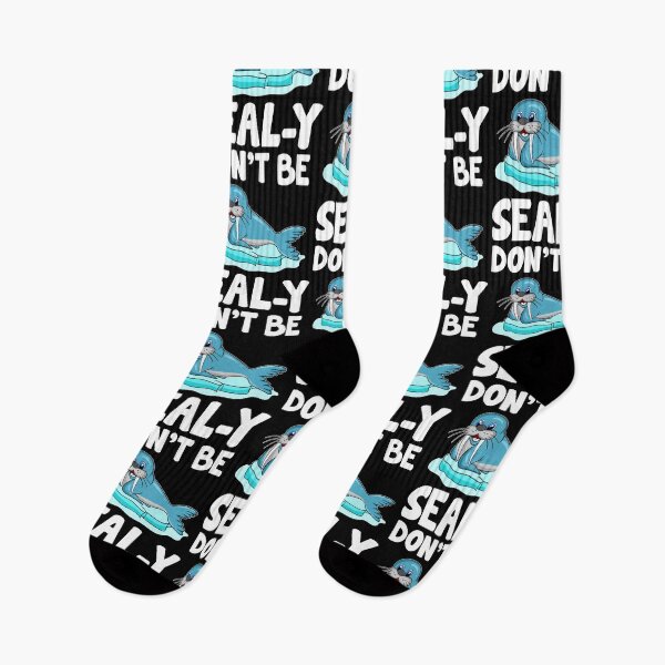 Item preview, Don't Be Seal-y Funny Seal Silly Animal Pun designed and sold by perfectpresents.